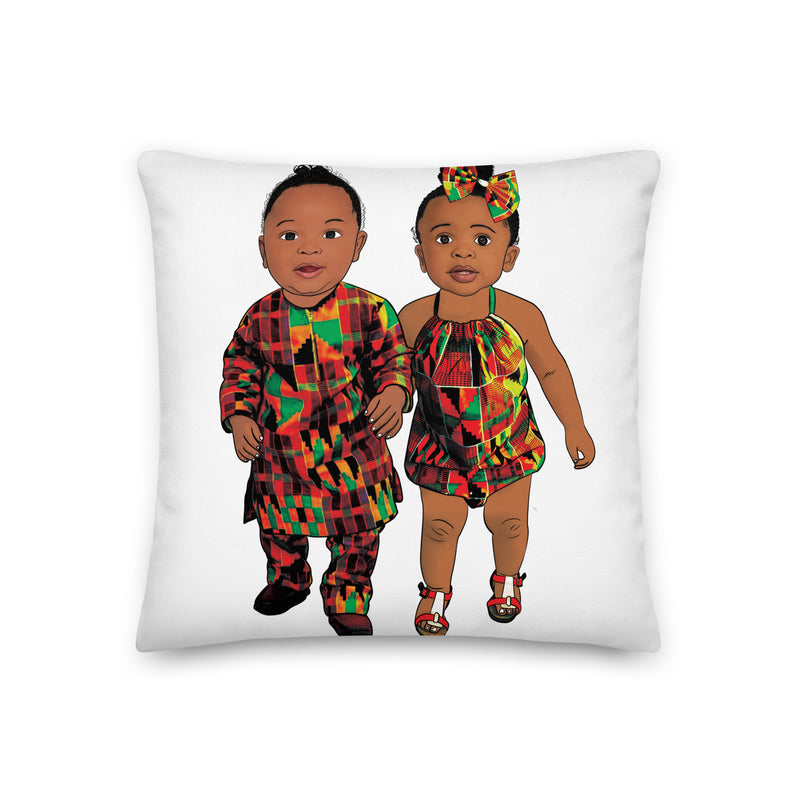 Black Twins Premium Pillow