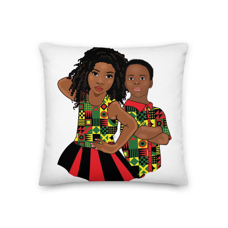 Black Twin Kids Premium Pillow