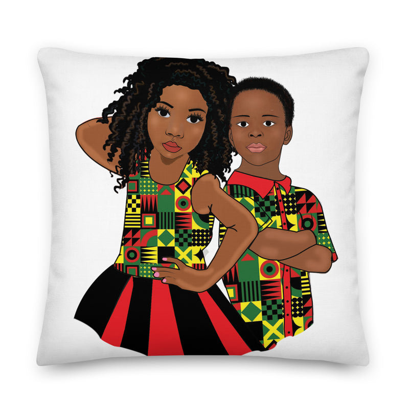 Black Twin Kids Premium Pillow