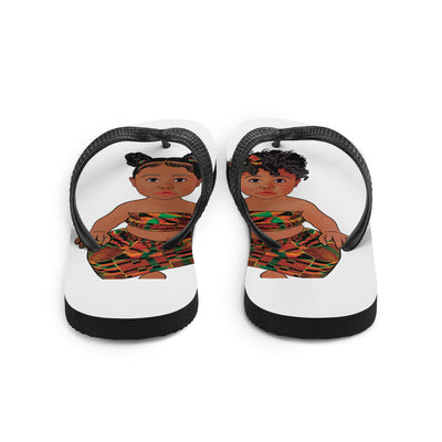 Twinning in Black Sisterhood Flip-Flops