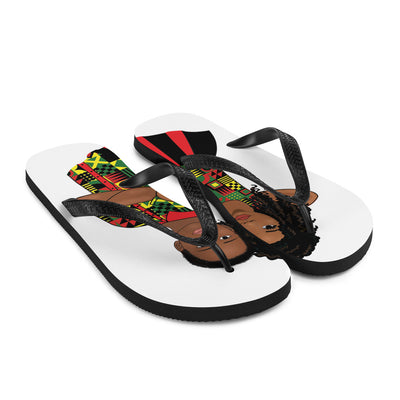 Black Twin Kids Flip-Flops