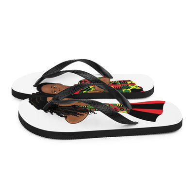 Black Twin Kids Flip-Flops