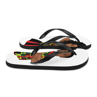 Black Twin Kids Flip-Flops