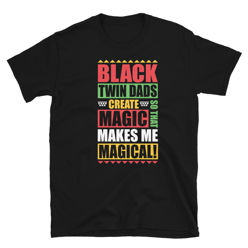 Encouraged Black Twin Father T-Shirt