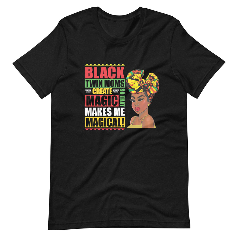 Encouraged Black Twin Mom T-Shirt