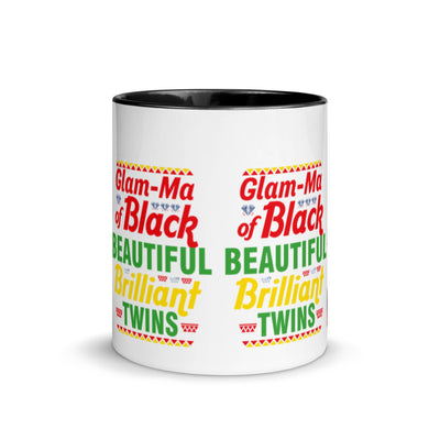 Encouraged Black Glam-Ma of Twins Mug