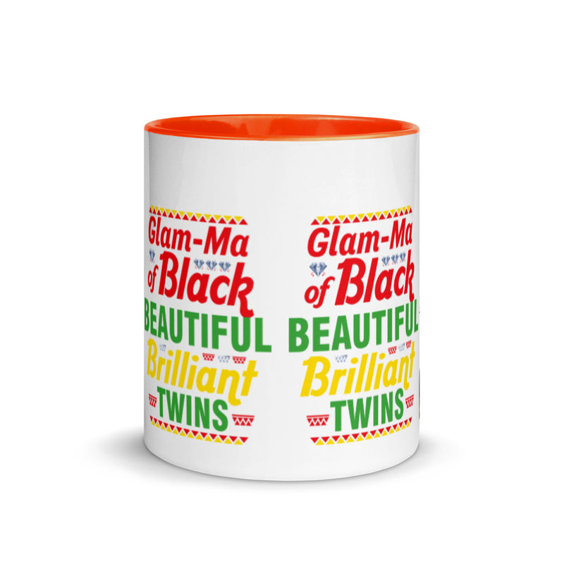 Encouraged Black Glam-Ma of Twins Mug