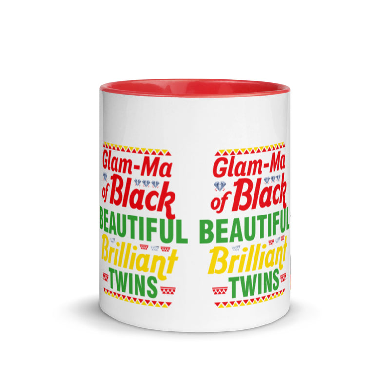 Encouraged Black Glam-Ma of Twins Mug