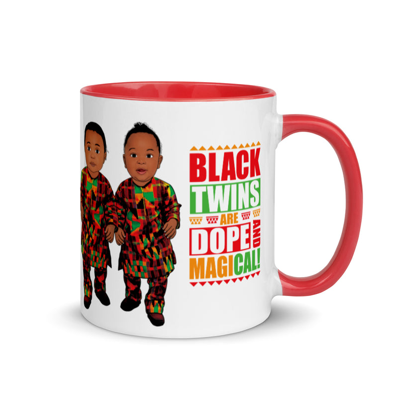 Twin Baby Boys Throw Mug