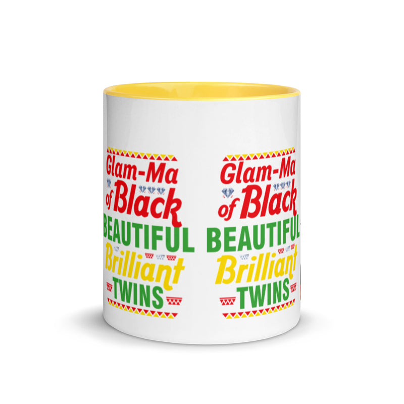 Encouraged Black Glam-Ma of Twins Mug