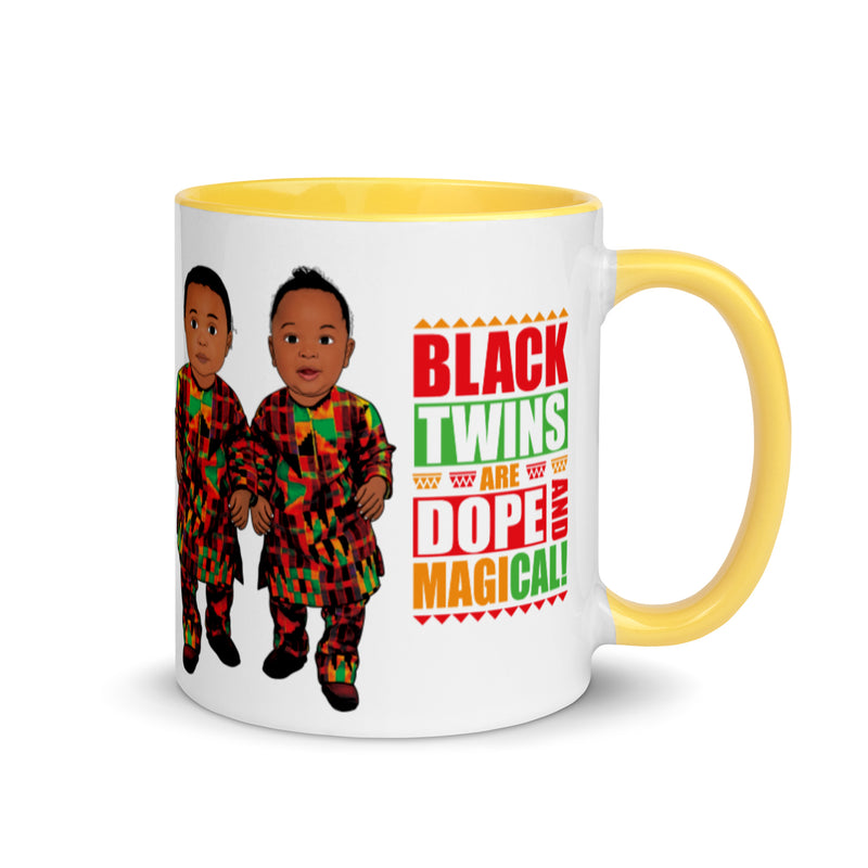 Twin Baby Boys Throw Mug