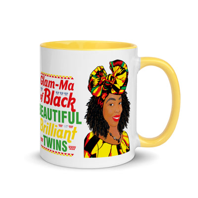 Encouraged Black Glam-Ma of Twins Mug