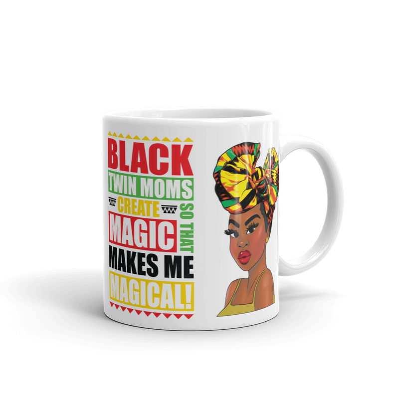 Black Twin Moms Create Magic Mug