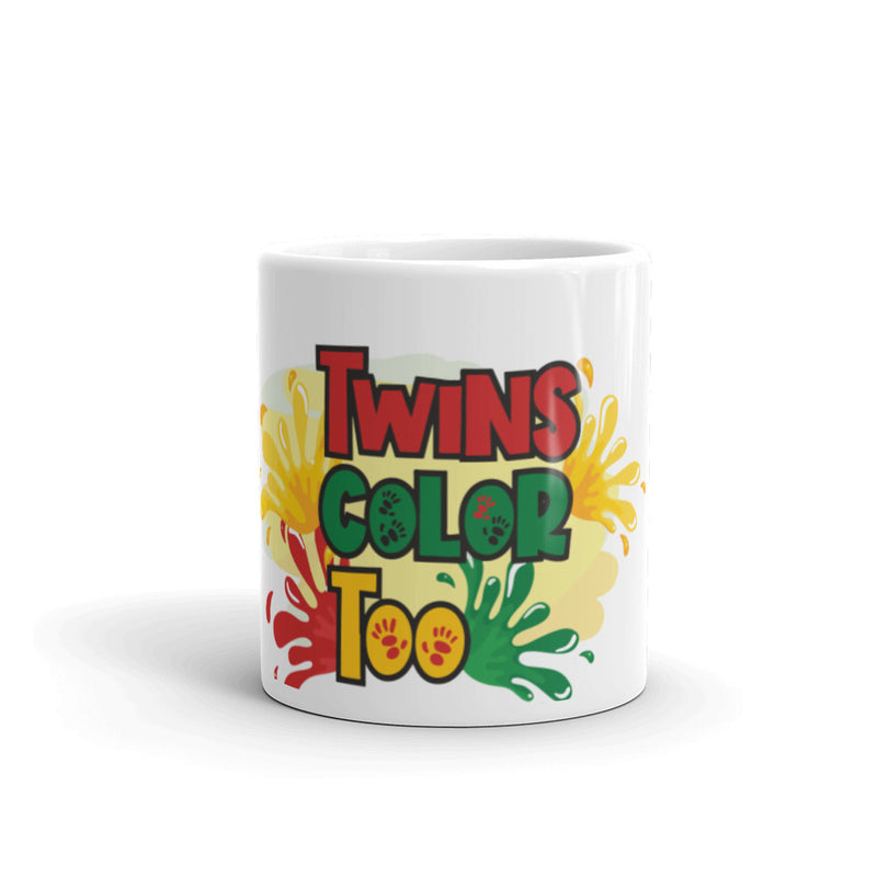 Twins Color Too - White Glossy Mug