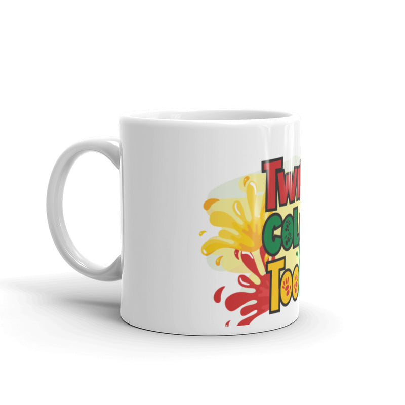 Twins Color Too - White Glossy Mug