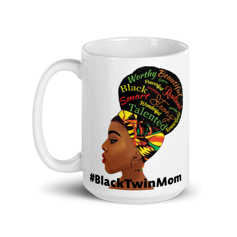 Black Twins Mom Mug