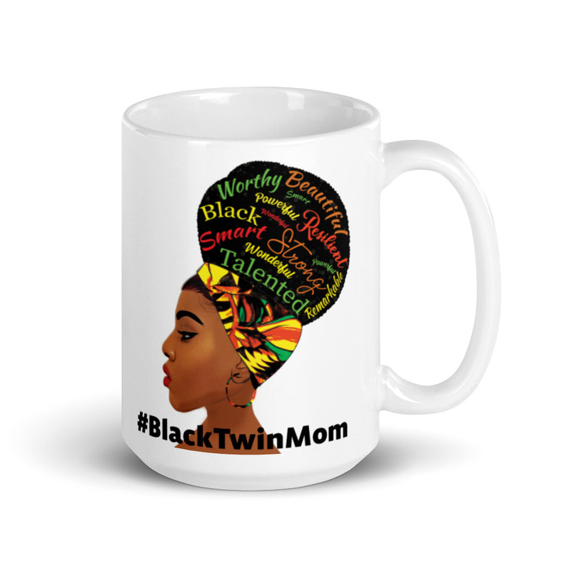 Black Twins Mom Mug