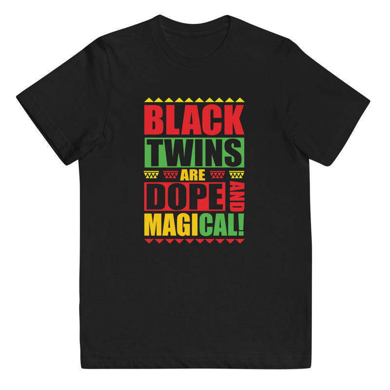 Black Twins (Dope & Magical) Youth Jersey T-shirt