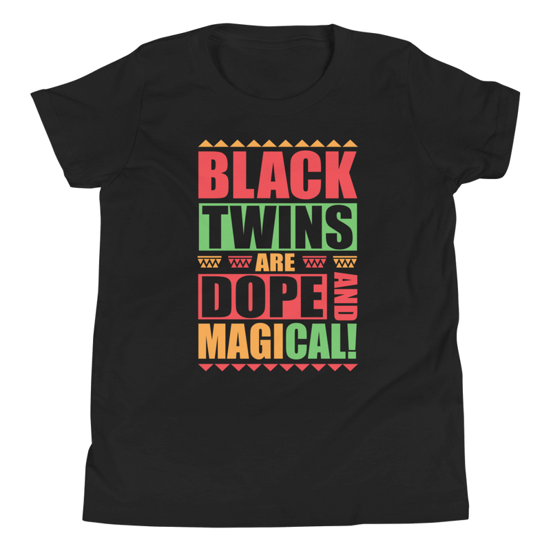 Black Twins Unity Kids Tee